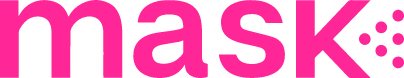 mask logo pink